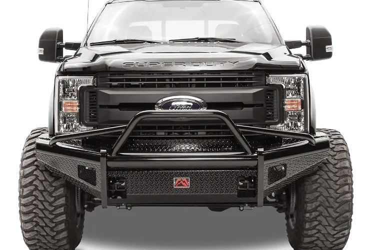 Fab Fours Fs05-S1262-1 Ford F450/F550 Superduty 2005-2007 Black Steel Front Bumper With Pre-Runner Guard 1