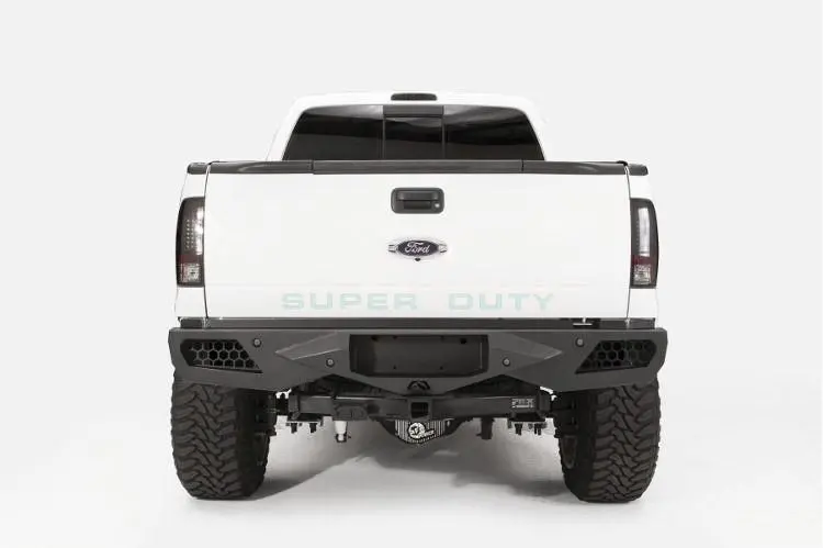 Fab Fours Fs08-E1351-1 Ford F450/F550 Superduty 2011-2016 Vengeance Rear Bumper With Sensor 1