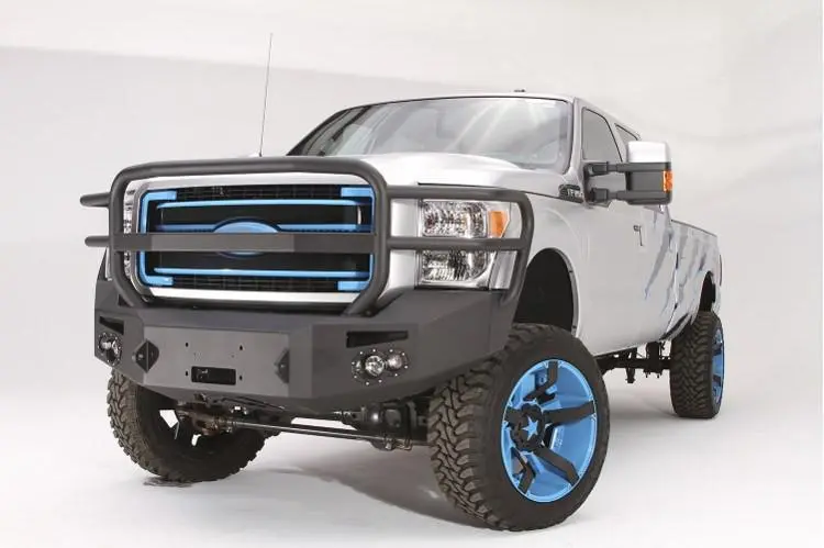 Fab Fours Fs11-A2550-1 Ford F250/F350 Superduty 2011-2016 Premium Front Bumper Winch Ready With Full Guard 2