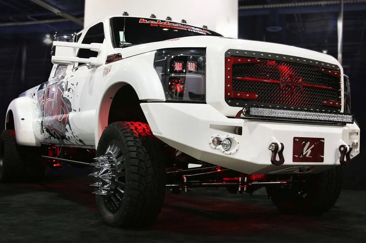 Fab Fours Fs11-A2651-1 Ford F450/F550 Superduty 2011-2016 Premium Front Bumper Winch Ready No Guard 2
