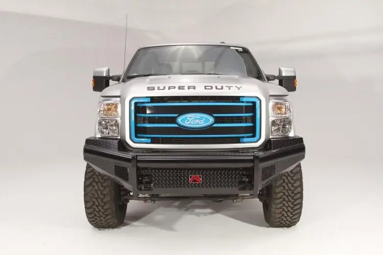 Fab Fours Fs11-S2561-1 Ford F450/F550 Superduty 2011-2016 Black Steel Front Bumper No Guard 2