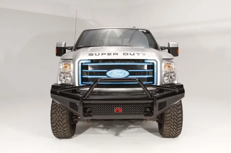 Fab Fours Fs11-S2562-1 Ford F250/F350 Superduty 2011-2016 Black Steel Front Bumper With Pre-Runner Guard 2