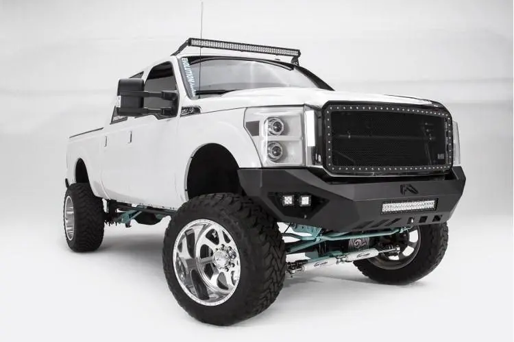 Fab Fours Fs11-V2651-1 Ford F450/F550 Superduty 2011-2016 Vengeance Front Bumper No Guard 2