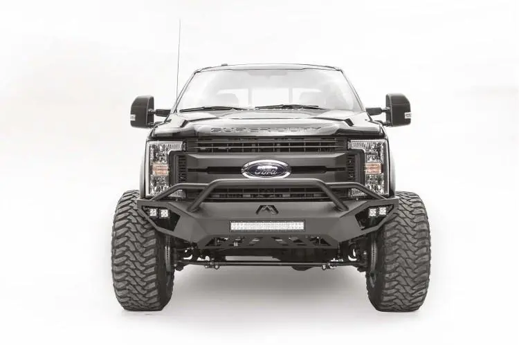 Fab Fours Fs17-V4252-1 Ford F450/F550 Superduty 2017-2022 Vengeance Front Bumper With Pre-Runner Guard 1