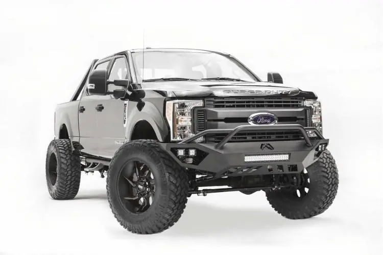 Fab Fours Fs17-V4252-1 Ford F450/F550 Superduty 2017-2022 Vengeance Front Bumper With Pre-Runner Guard 2