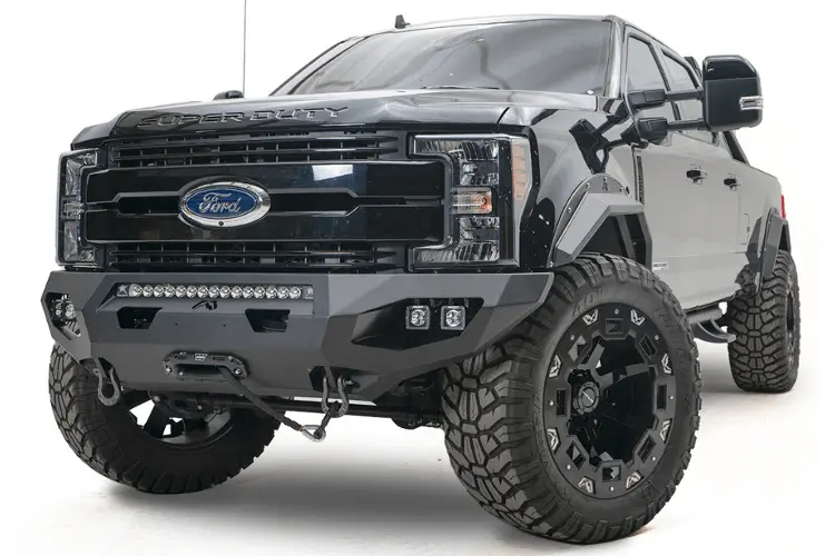 Fab Fours Fs17-X4151-1 Ford F250/F350 Superduty 2017-2022 Matrix Front Bumper Winch Ready No Guard 2