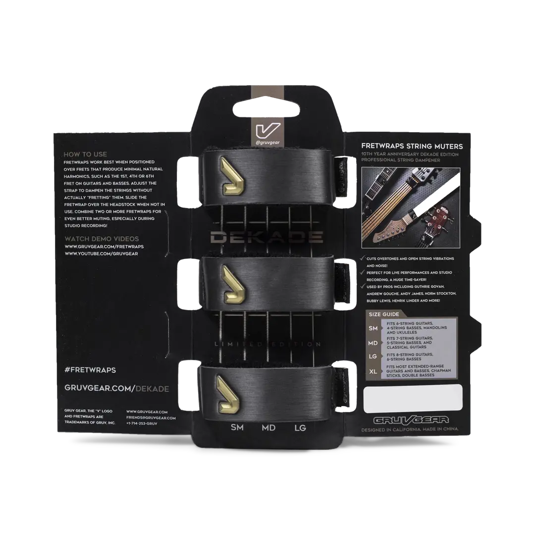 Fretwraps Dekade Edition (3-Pack) 1
