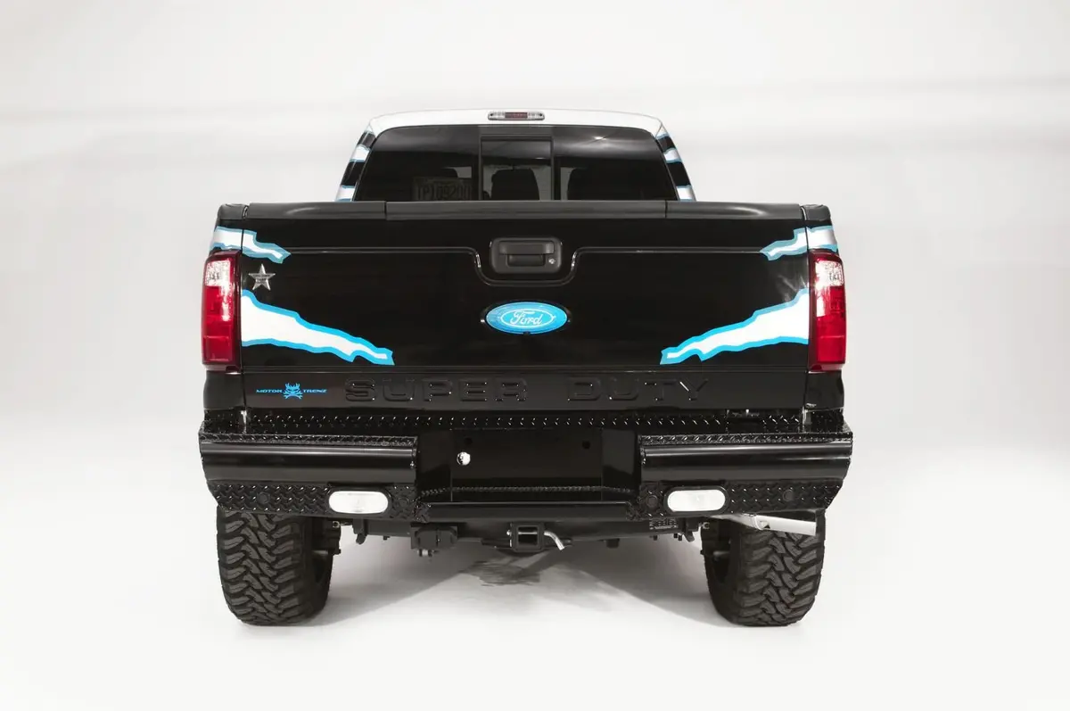 Fab Fours Black Steel Rear Bumper 1999-2016 Ford F250/F350 Superduty Fs08-T1350-1 1