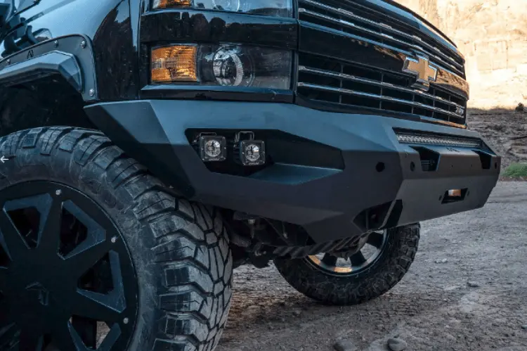 Fab Fours Ch15-X2751-1 Chevy Silverado 2500/3500 Hd 2015-2019 Matrix Front Bumper Winch Ready No Guard 1