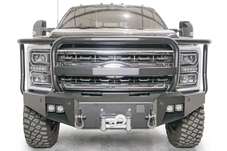 Fab Fours Fs23-A5950-1 Ford F250/F350 Superduty 2023-2025 New Premium Front Bumper Winch Ready With Full Guard 2