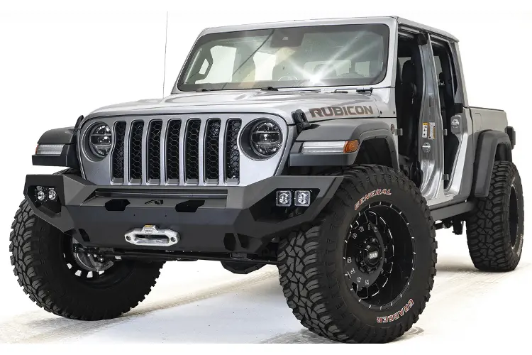 Fab Fours Jl18-X4651-1 Jeep Wrangler Jl 2018-2025 Matrix Front Bumper Winch Ready No Guard 2
