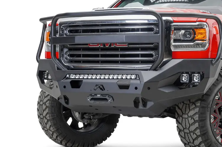 Fab Fours Gm15-X2850-1 Gmc Sierra 2500/3500 2015-2019 Matrix Front Bumper Winch Ready Full Guard 1
