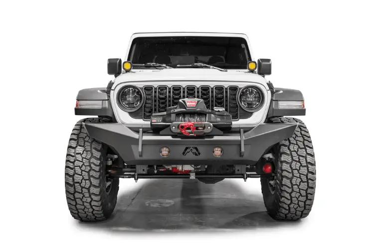 Fab Fours Lifestyle Winch Bumper Jl24-B5051-1 3/4Th Width Front Bumper No Guard 2020-2025 Jeep Gladiator Jt 1