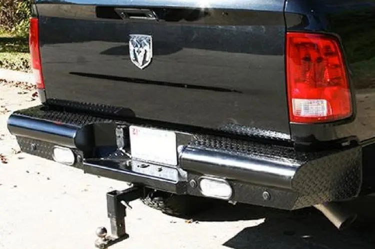 Fab Fours Dr03-T1050-1 Dodge Ram 2500/3500 2003-2009 Black Steel Rear Bumper 1
