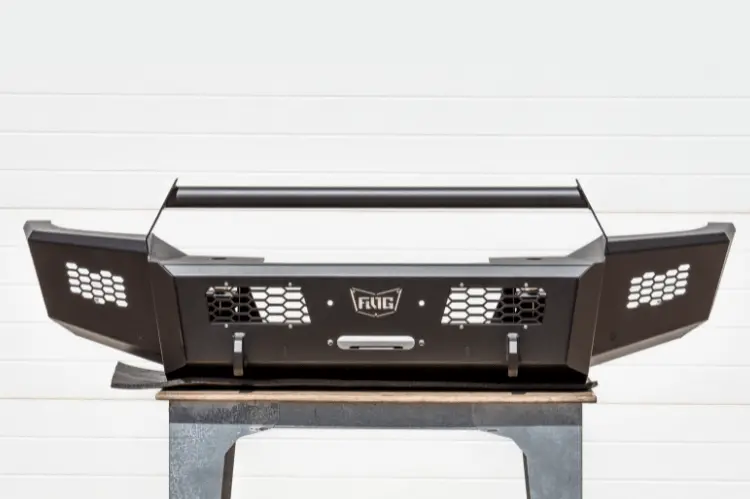 Flog Industries Fifs-D2535-2019+F-Bb 2019-2024 Dodge Ram 2500/3500 Frontier Series Front Winch Bumper Bull Bar 1