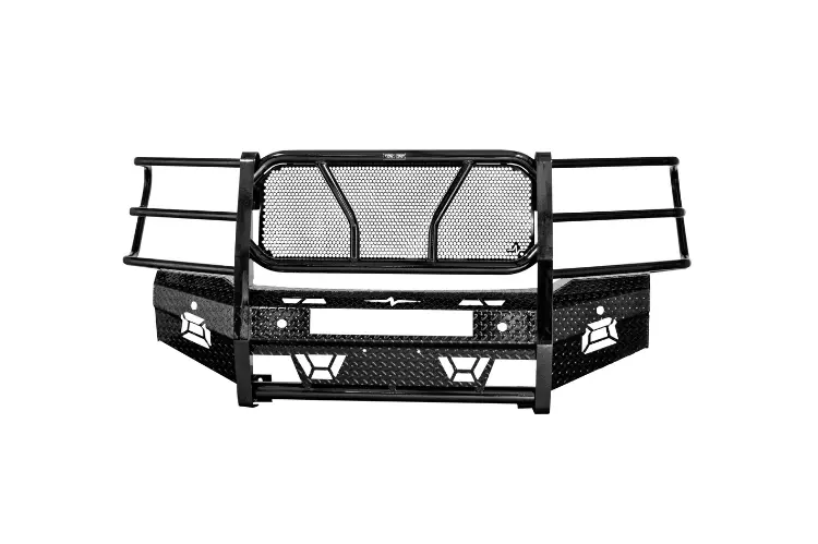 Frontier Front Bumper Replacement Original 300-21-9012 Chevy Silverado 1500 2019-2022 With Camera And Light Bar Cut Out 1