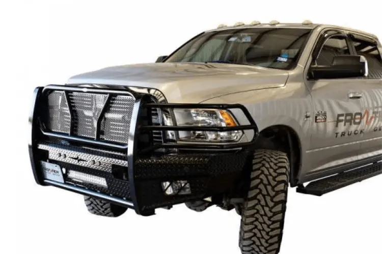 Frontier 300-41-0007 Original Dodge Ram 2500/3500 2010-2018 Front Bumper With Sensor Holes And Light Bar Option 2