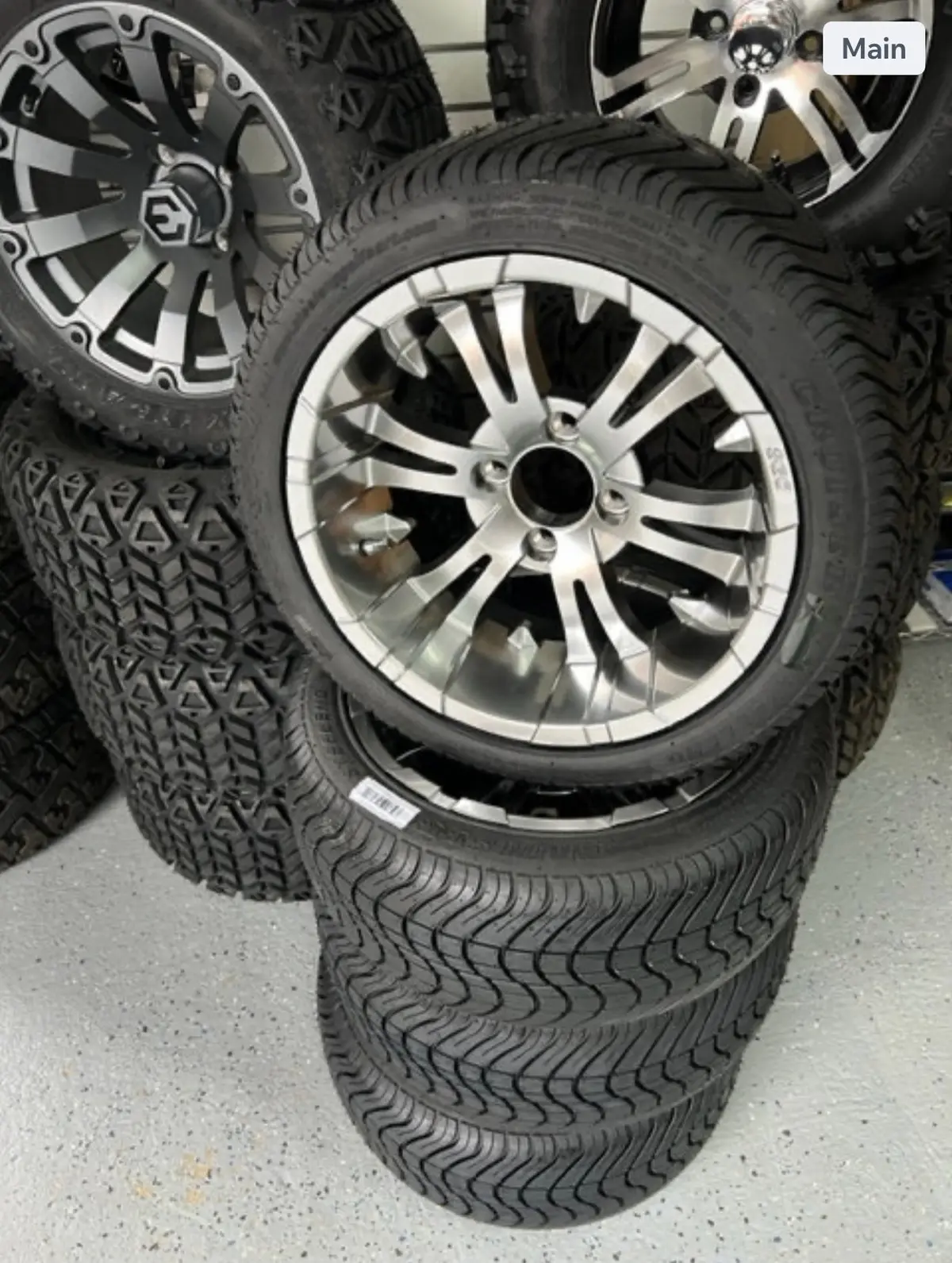 14″X7″ Magnetic ‘Vampire’ Wheel & Tire Combo 1