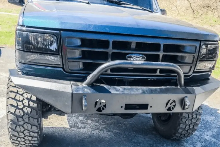 Affordable Offroad Fullfordfront Ford Bronco 1992-1996 Front Bumper Modular With Bull Bar 2