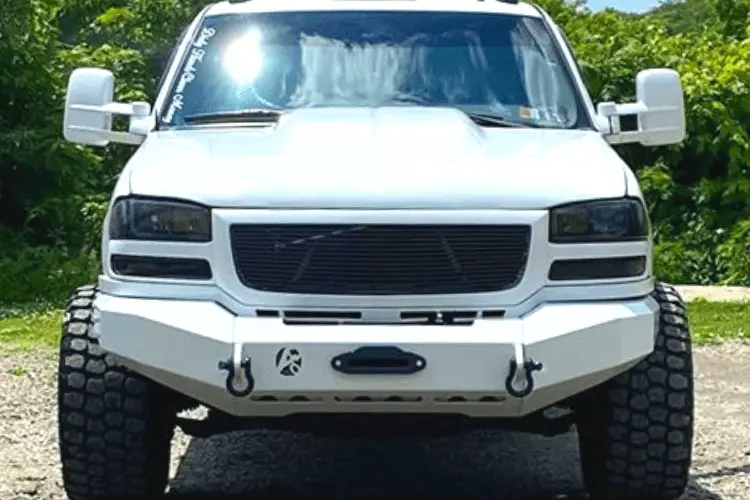 Affordable Offroad Fullgmcfront Gmc Sierra 2500/3500 1999-2007 Front Bumper Modular Plain 1