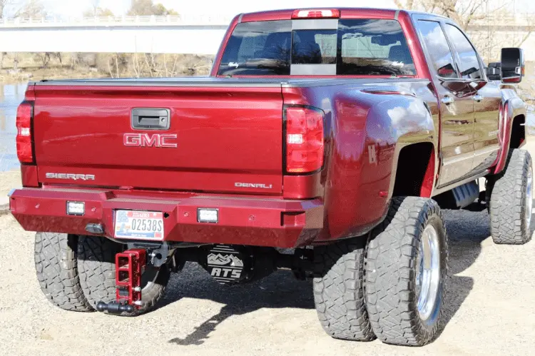 Fusion Gmc Sierra 2500/3500 2015-2019 Rear Bumper Raw Finish 1519Gmrb 1