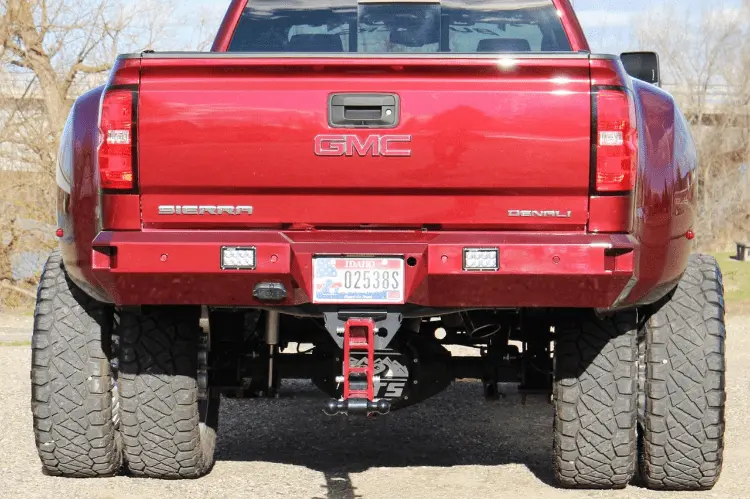 Fusion Gmc Sierra 2500/3500 2015-2019 Rear Bumper Raw Finish 1519Gmrb 2