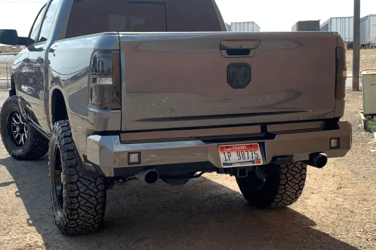 Fusion Dodge Ram 1500 2019-2023 Rear Bumper 19211500Rmrb 1