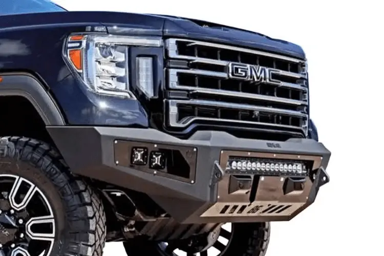 Bodyguard Gac20bntnn Chevy Silverado 2500/3500 2020-2023 A2l Base Front Bumper No Sensor  Single Light Bar Cutout 1