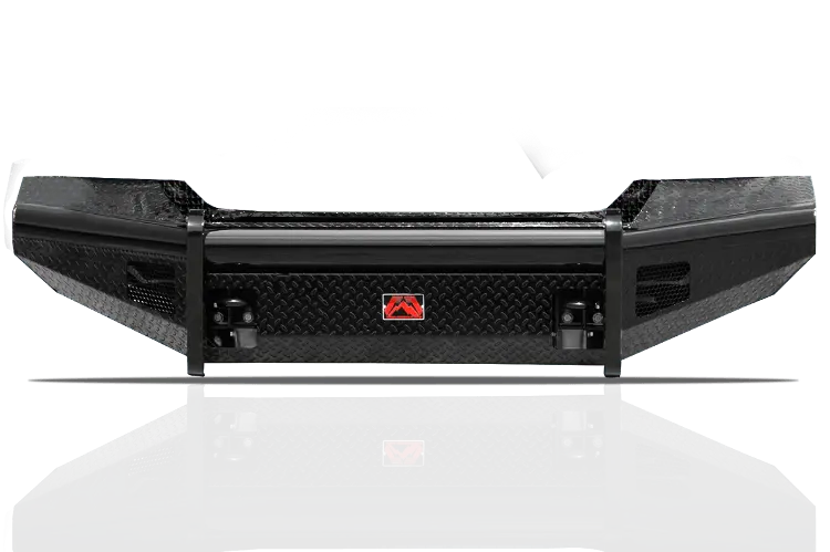 Fab Fours Gm08-S2161-1 Gmc Sierra 2500/3500 2007.5-2010 Black Steel Front Bumper No Guard 1