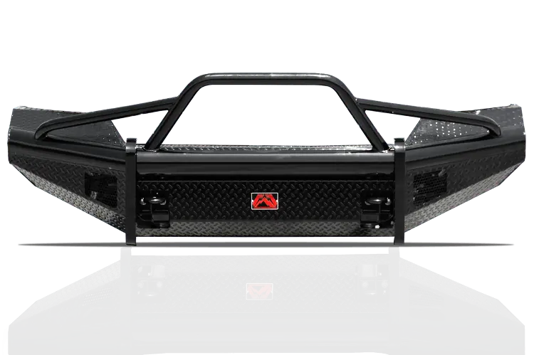 Fab Fours Gm08-S2162-1 Gmc Sierra 2500/3500 2007.5-2010 Black Steel Front Bumper With Pre-Runner Guard 1