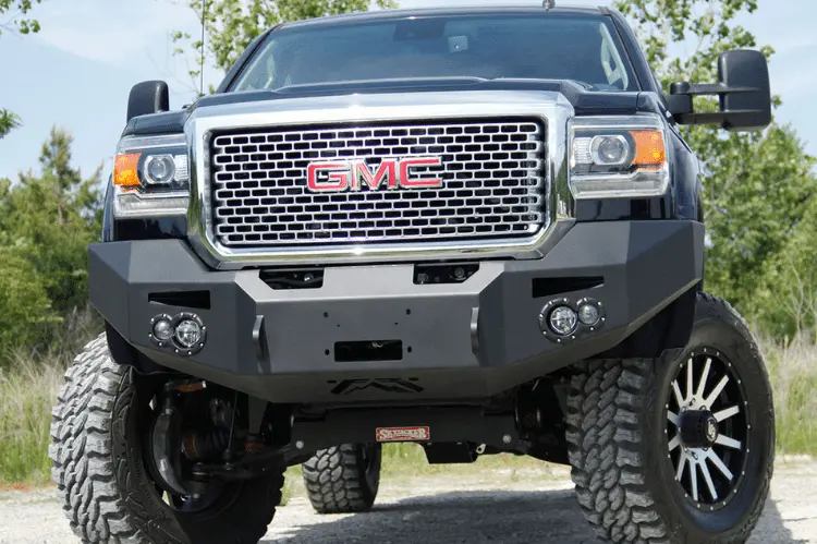 Fab Fours Gm14-C3151-1 Gmc Sierra 2500/3500 2015-2019 Premium Front Bumper Sensor Winch Ready No Guard 1