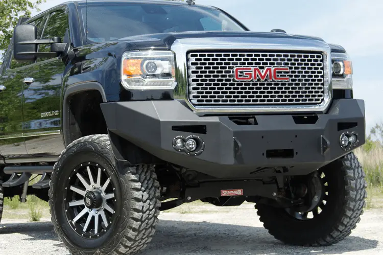 Fab Fours Gm14-C3151-1 Gmc Sierra 2500/3500 2015-2019 Premium Front Bumper Sensor Winch Ready No Guard 2