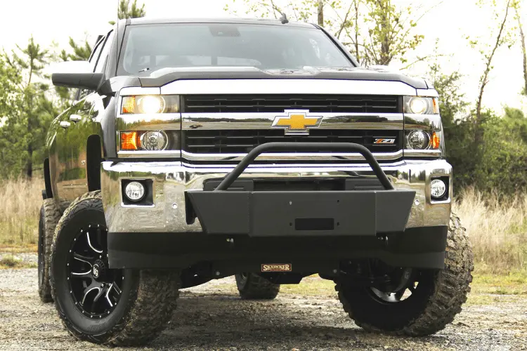 Fab Fours Gm15-N3060-1 Chevy Silverado 2500/3500 2015-2019 Winch Mount Front Bumper Large Frame 1