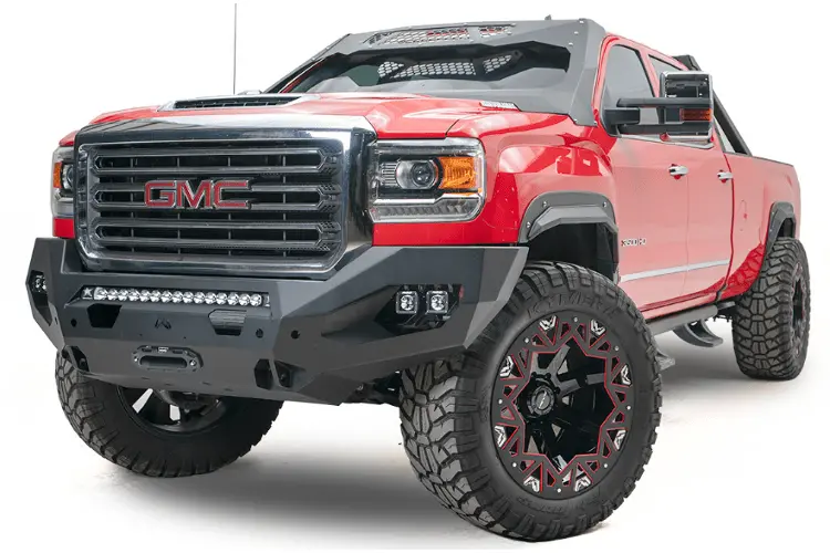 Fab Fours Gm15-X2851-1 Gmc Sierra 2500/3500 2015-2019 Matrix Front Bumper Winch Ready No Guard 2