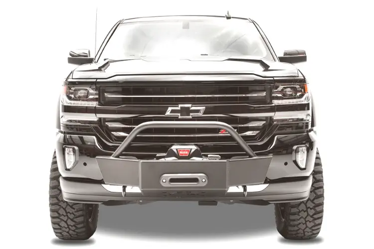 Fab Fours Gm16-N3350-1 Chevy Silverado 1500 2016-2018 Winch Mount Front Bumper Pre-Runner Guard 1