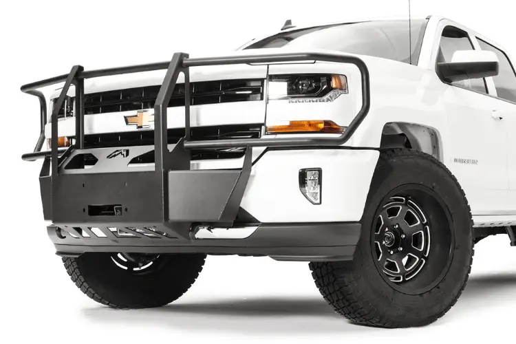 Fab Fours Gm16-N3370-1 Chevy Silverado 1500 2016-2018 Winch Mount Front Bumper Full Guard 1