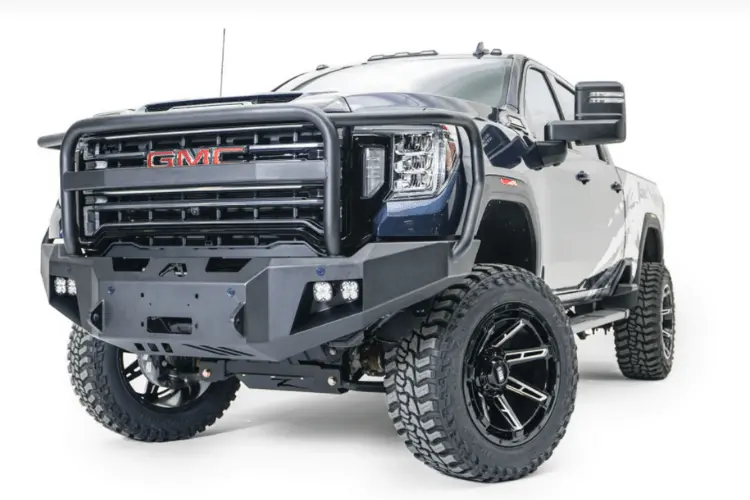 Fab Fours Gm20-A5050-1 Gmc Sierra 2500/3500 2020-2023 Premium Front Bumper Sensor Winch Ready With Full Guard 1