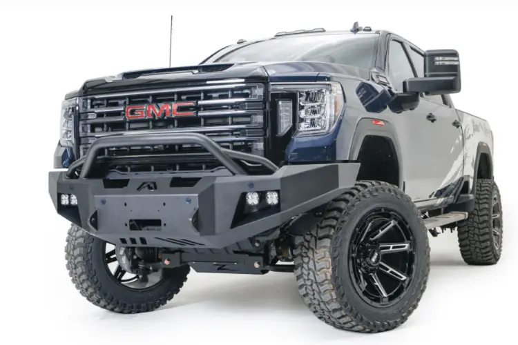 Fab Fours Gm20-A5052-1 Gmc Sierra 2500/3500 2020-2023 Premium Front Bumper Sensor Winch Ready With Pre-Runner Guard 1