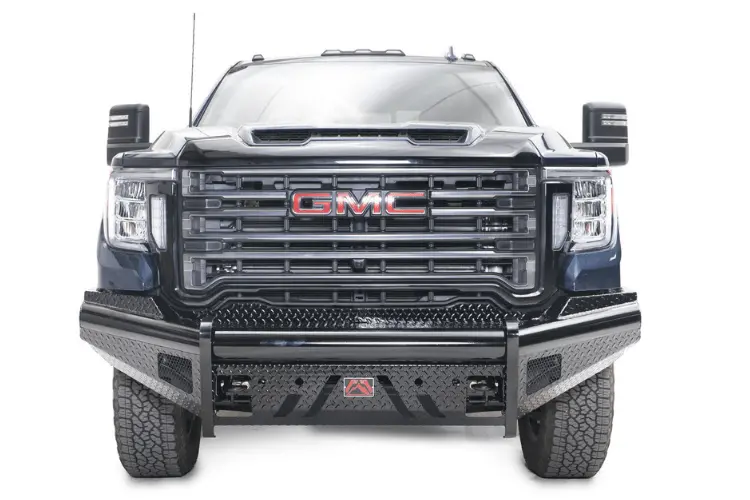 Fab Fours Gm20-S5061-1 Gmc Sierra 2500/3500 2020-2023 Black Steel Front Bumper With Sensor No Guard 1