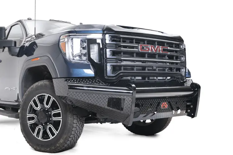 Fab Fours Gm20-S5061-1 Gmc Sierra 2500/3500 2020-2023 Black Steel Front Bumper With Sensor No Guard 2