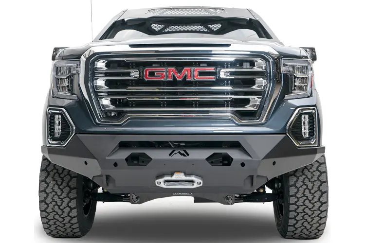 Fab Fours Gs19-X3951-1 Gmc Sierra 1500 2019-2022 Matrix Front Bumper Winch Ready No Guard 2