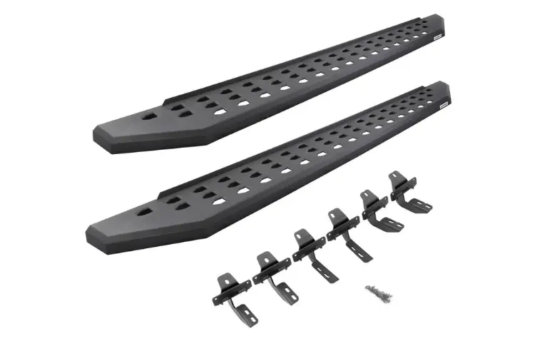 Go Rhino 69404280Pc Chevy Silverado 2500Hd/3500Hd 2015-2019 Rb20 Running Boards With Mounting Brackets Kit 1