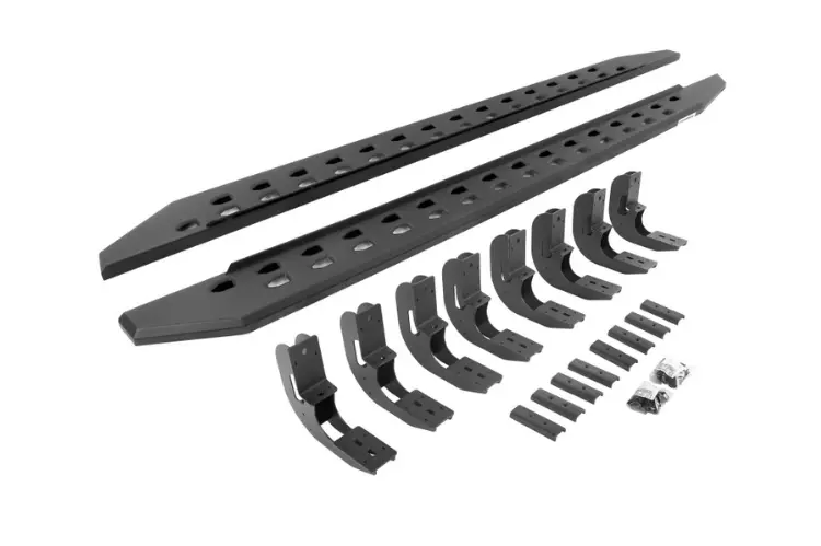 Go Rhino 69404887Spc Gmc Sierra 2500Hd/3500Hd 2020-2025 Rb20 Slim Line Running Boards Crew Cab With Mounting Brackets Kit 1