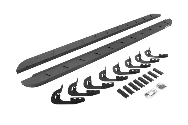 Go Rhino 63404787St Chevy Silverado 2500Hd/3500Hd 2015-2019 Rb10 Slim Line Running Boards With Mounting Brackets Kit 1