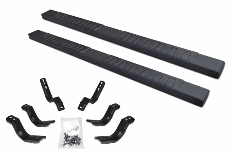 Go Rhino 6862404687T Gmc Sierra 2500Hd/3500Hd 2015-2019 6" Oe Xtreme Ii Side Steps - 87" Step Bars W/Mounting Brackets 2