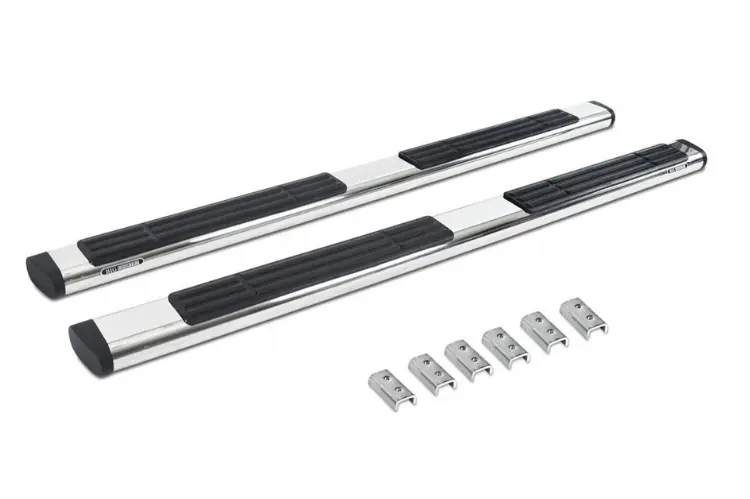 Go Rhino 686404687Ps Gmc Sierra 2500Hd/3500Hd 2015-2019 6" Oe Xtreme Side Steps - 87" Step Bars W/Mounting Brackets 1