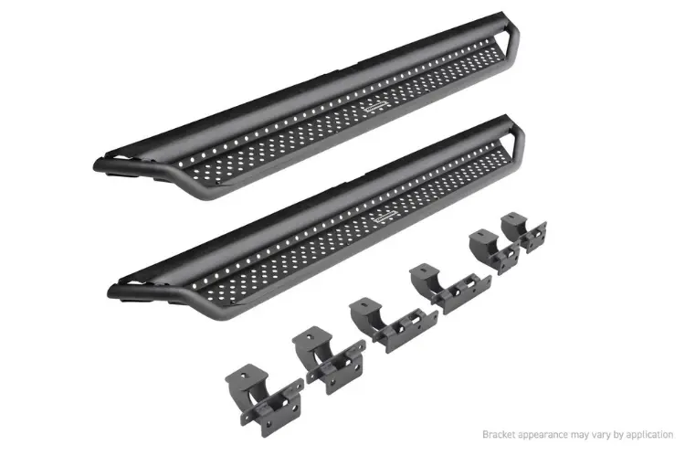 Go Rhino D14052t Gmc Sierra 2500Hd/3500Hd 2007-2019 Dominator Xtreme D1 Side Steps With Rocker Panel Mounting Bracket Kit 1