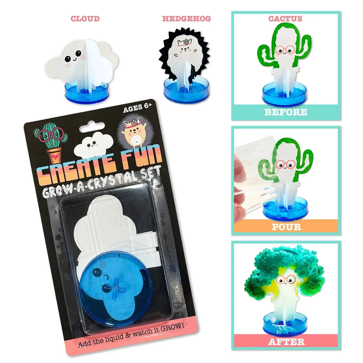 Grow-A-Crystal Kit - 12 Pieces Per Pack 24197L 1