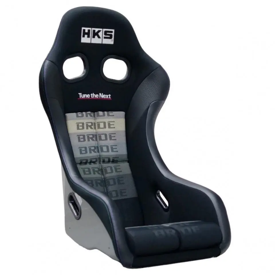 Bride X Hks Zeta Iv Bucket Seat - Gradiation With Green And Purple Stitching 1