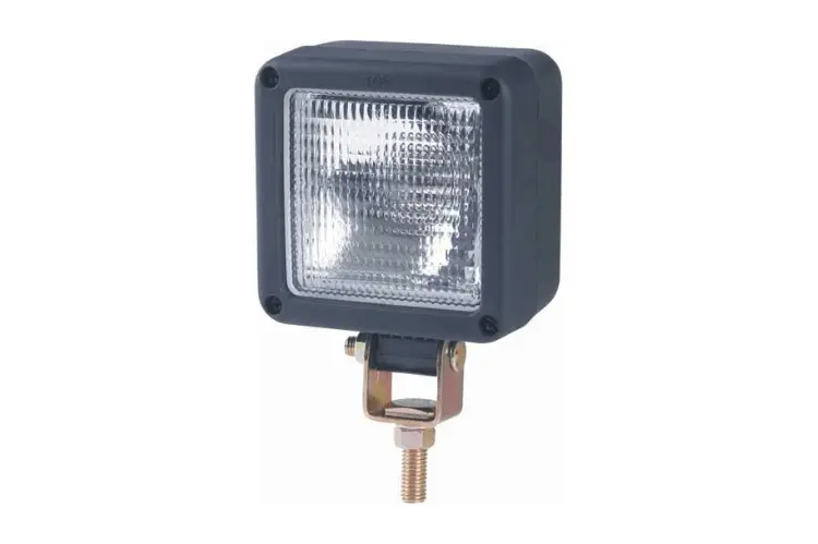 Halogen Flood Beam Work Lamp 12V Dc – Durable Square Utility Light 1